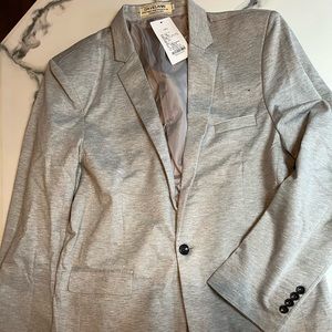 DAVID.ANN Men's Fit Casual One Button Blazer Jacket